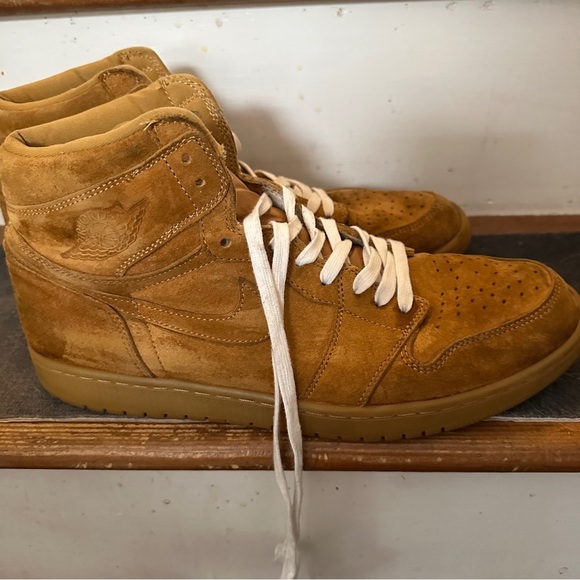 Nike AIR JORDAN I HIGH
WHEAT OG high top Rare size 14 - Picture 3 of 15
